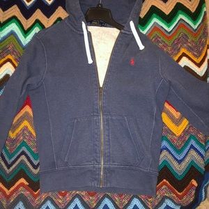 Polo Zip Up Sweater
